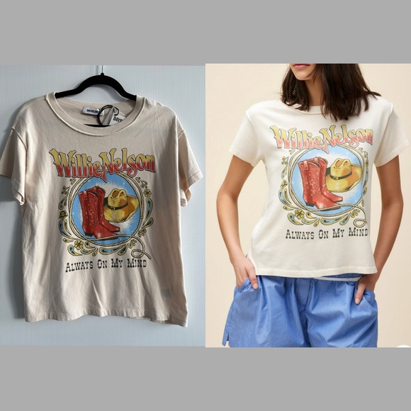 Daydreamer Tops - M NEW Daydreamer Willie Nelson T-shirt